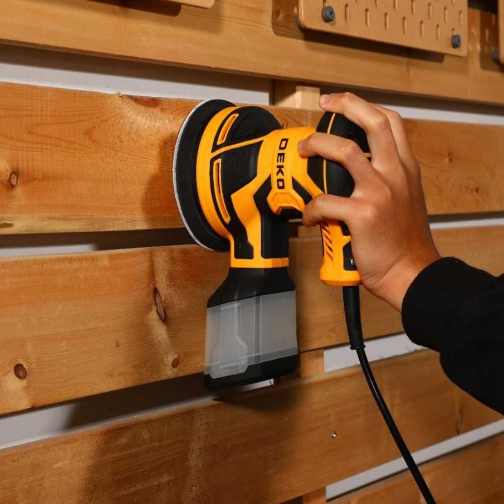 Mocna SZLIFIERKA oscylacyjna mimośrodkowa ZESTAW 320W elektryczna DEKO
