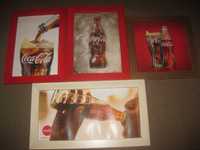 Colecção Completa de 4 Quadros da Coca Cola/Novos!