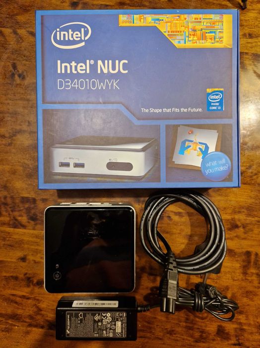 HTPC Intel Nuc i3 4K Win 10 Pro 8GB RAM SSD 60GB klawiatura N5902