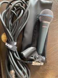 SHURE BETA 58A - мікрофон.  + Провід

- Новий.
- Оригінал (