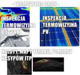 DRON Termowizja /Budynki / Panele PV/ Naloty foto video/ pomiar