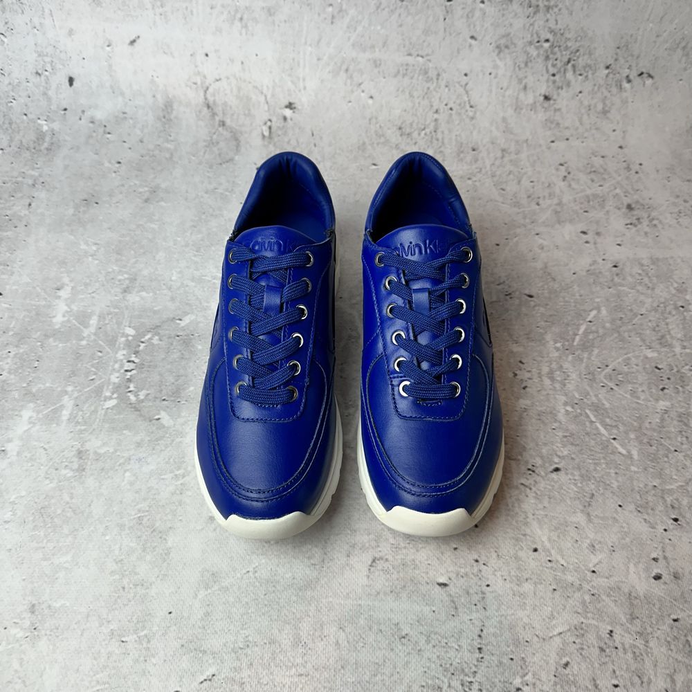 Buty Calvin Klein Calista Blue Leather  Size: 39 24,5 cm