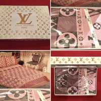 Louis Vuitton покрывало / одеяло / плед + 2 наволочки Луи Витон