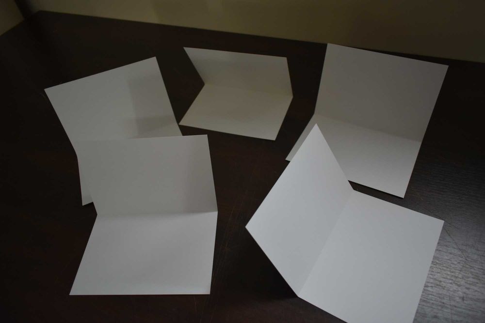 Zestaw kartek świątecznych z gotowymi życzeniami