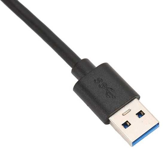 USB 3.0 концентратор на 7 портів Чорний USB-хаб HUB з вимикачами