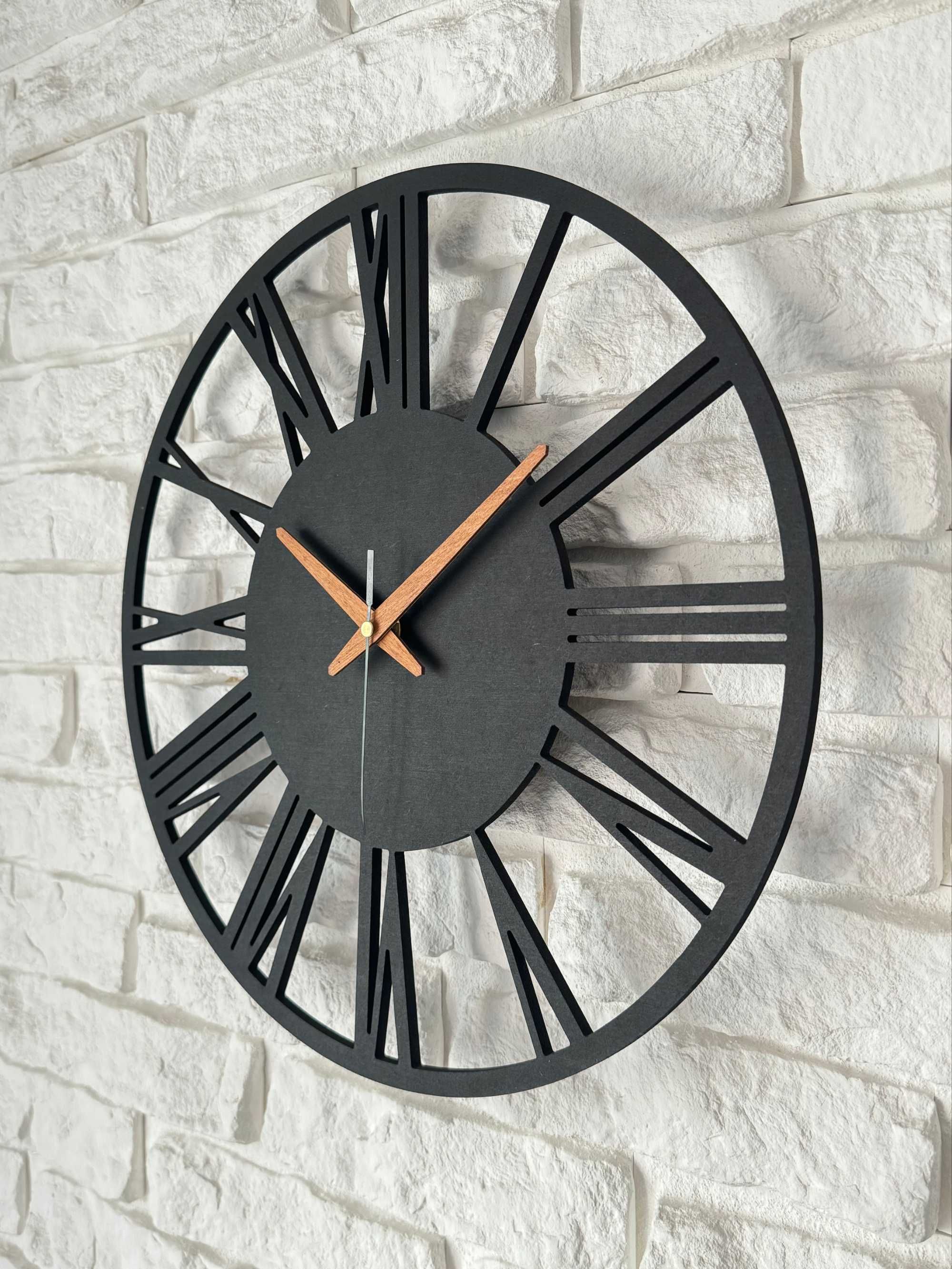 Zegar ścienny IZA 40 cm Rzymski LOFT Nowoczesny Do Salonu