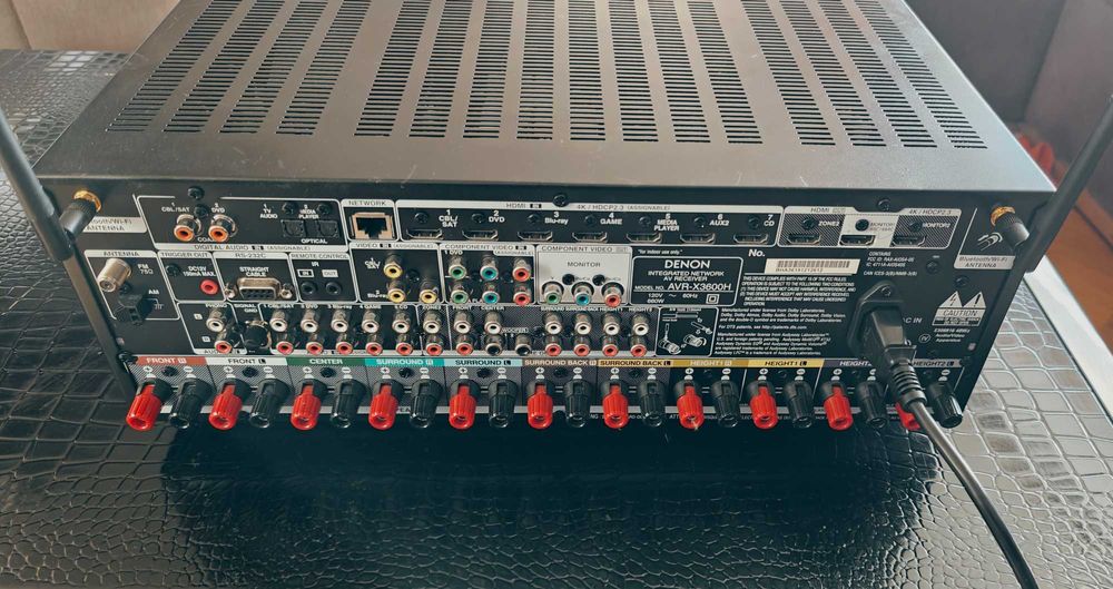 Av ресивер Denon AVR-X3600H 9.2 / 11.2   канали.