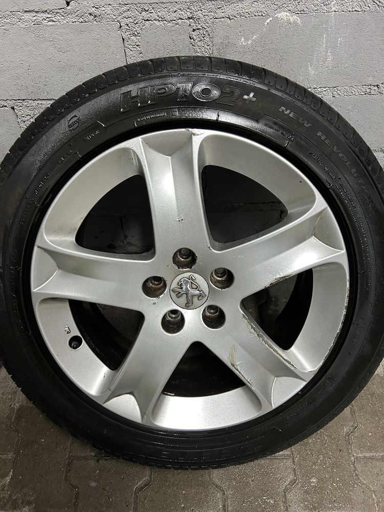 Alu felgi z oponami Peugeot 407 17 cali 5x108