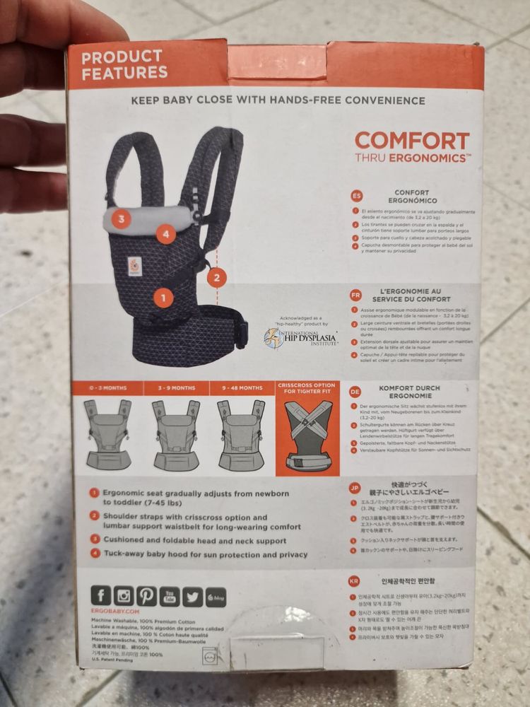 Marsupio ergobaby adapt