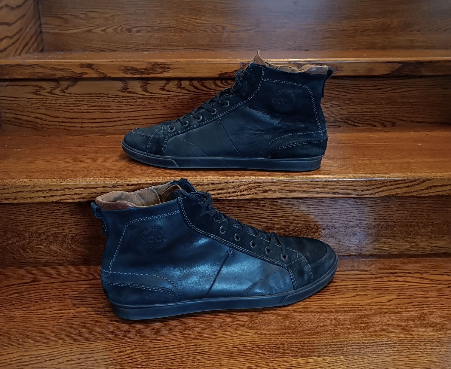 Buty Skórzane Ecco Sneakersy Oryginalne r. 44