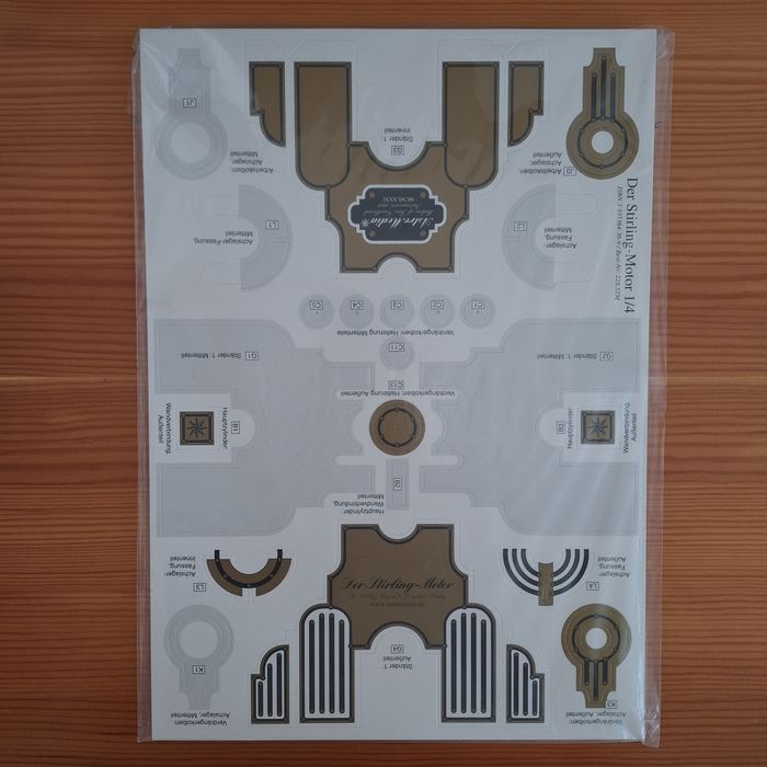 The Stirling Engine / silnik Stirlinga zestaw do złożenia NOWE