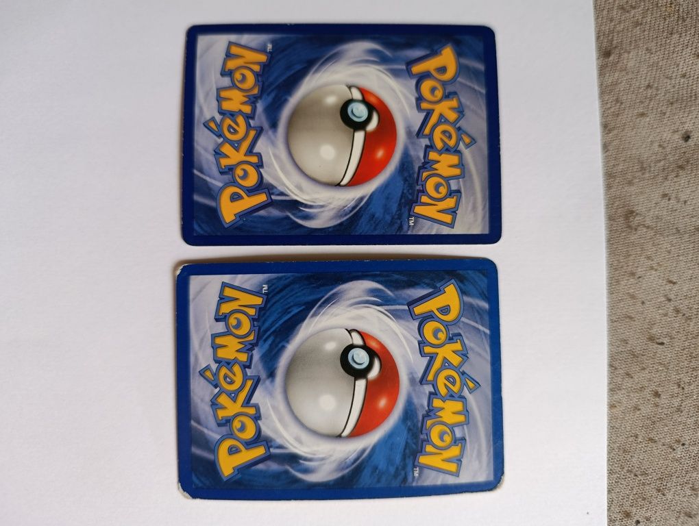 2 karty pokemon holo Oryginalne