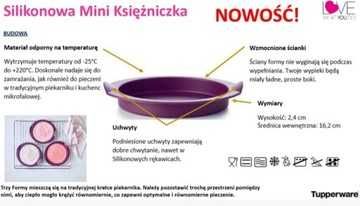 Tupperware silikonowa forma Mini Księżniczka 1szt