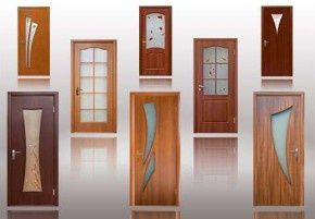 Двері дерев'яні різних розмірів та моделей монтаж