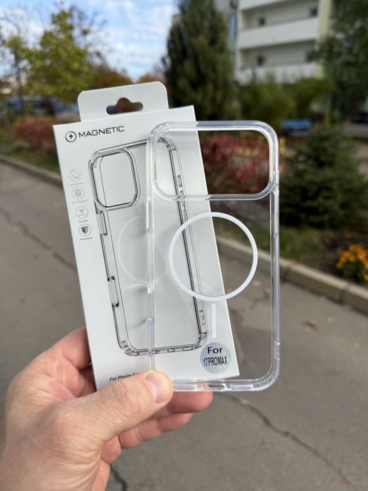 Чехол айфон 17 про макс прозрачный| Чохол на iphone 17 pro max MagSafe