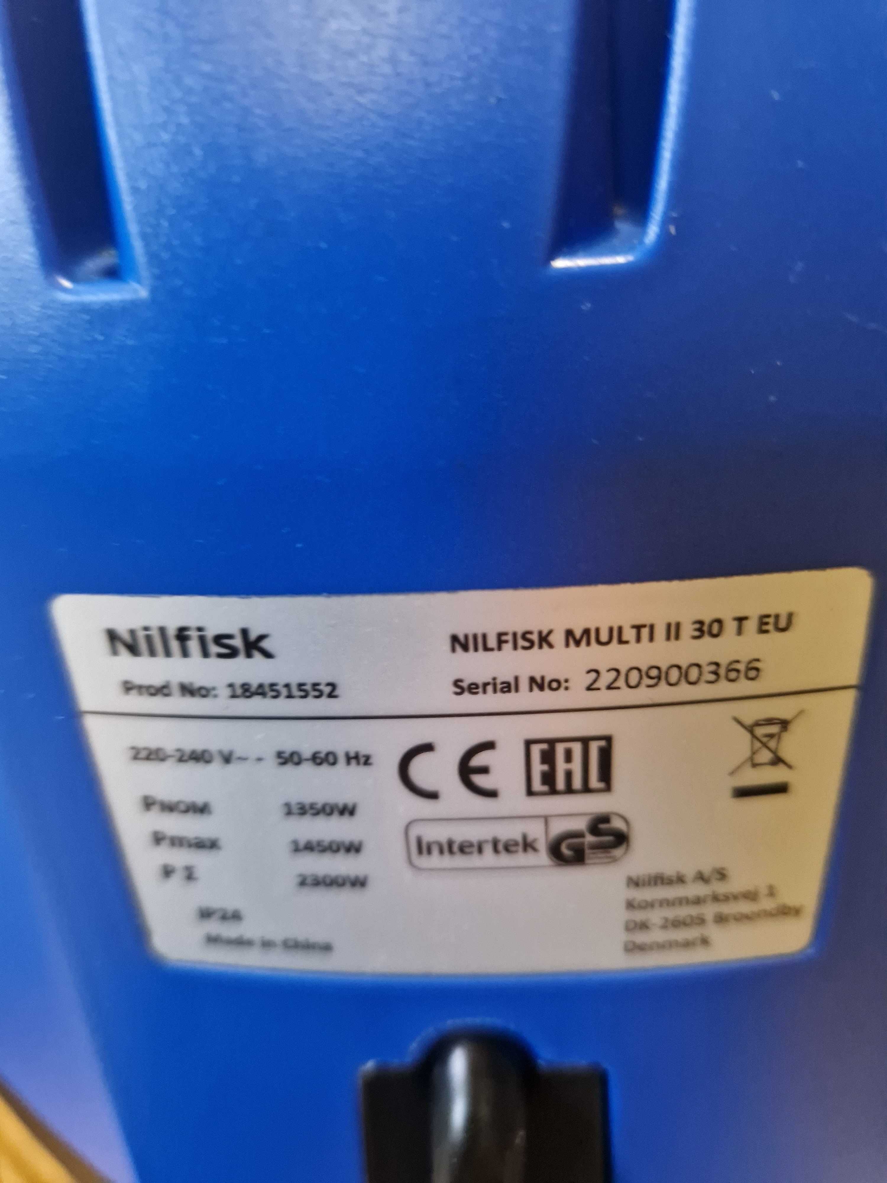 Odkurzacz do pracy na sucho i mokro Nilfisk Multi II 30 T