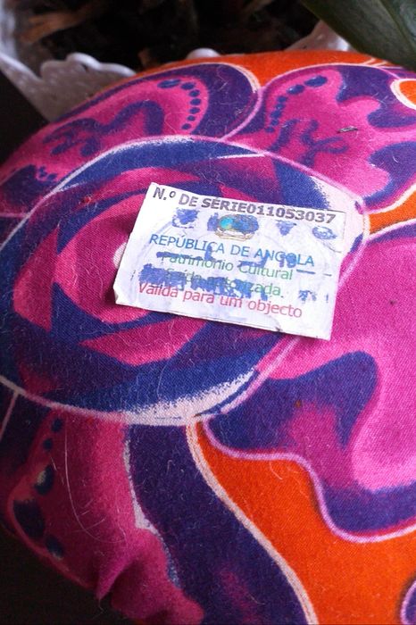 Mãe e filho - artesanato Angola certificado