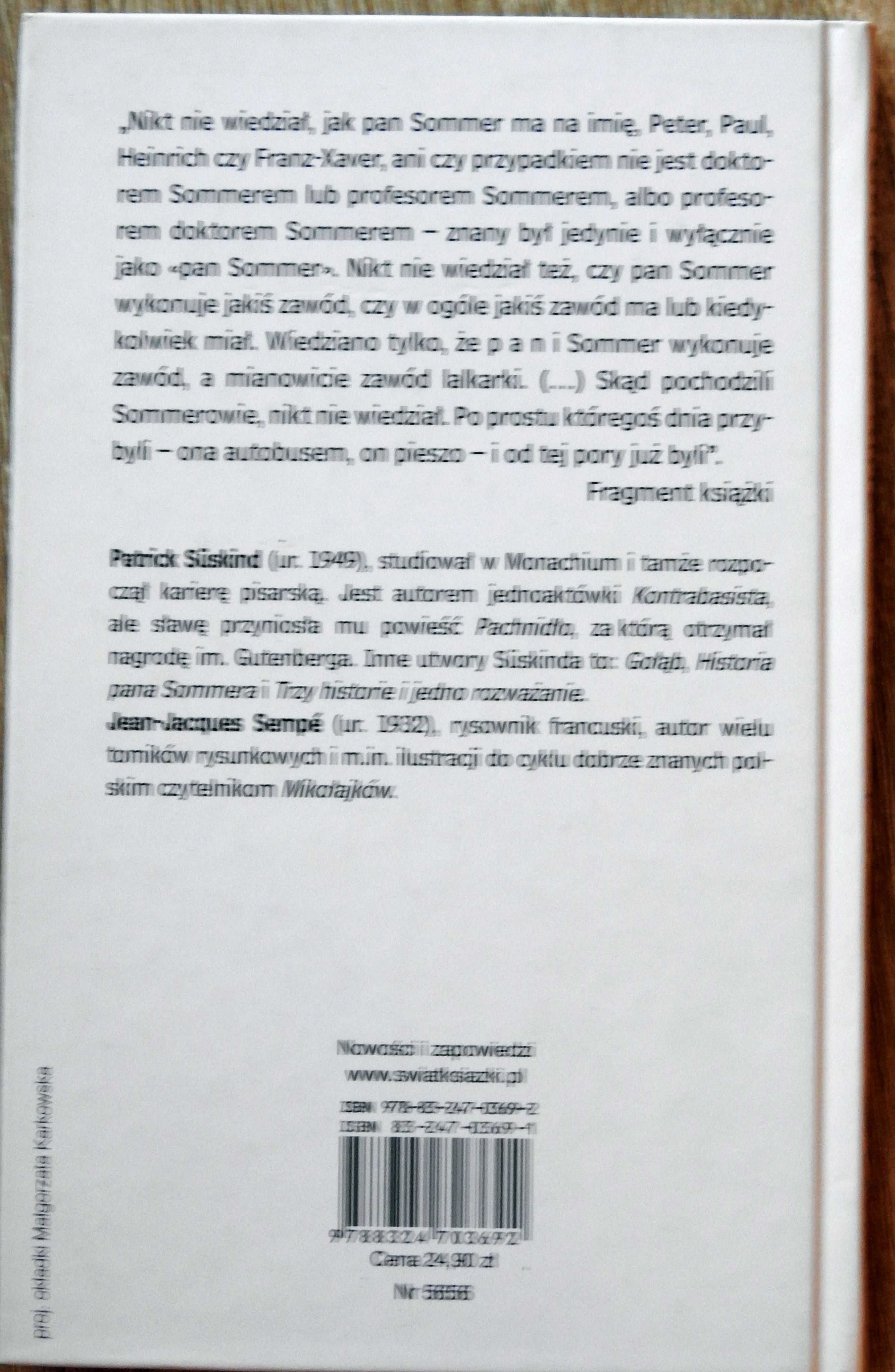 Historia pana Sommera Patrick Suskind