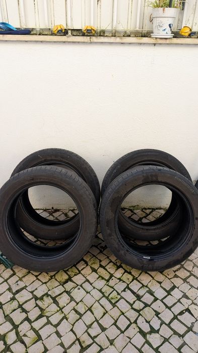 4 Pneus 225/50 R17 98W (Goodyear + Continental)