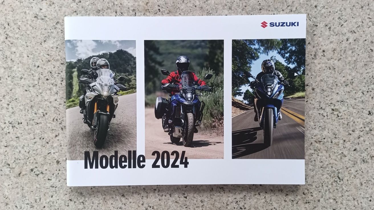 SUZUKI GSX Hayabusa Katana Burgman Avenis i inne Modelle 2024 Prospekt