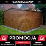 Garaż drewnopodobny schowek blaszany ogrodowy 3x3m dowolne wymiary