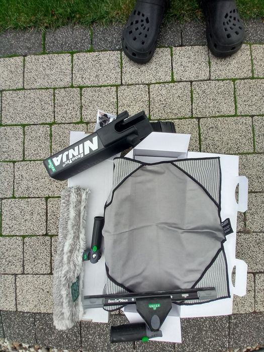 UNGER ErgoTec Ninja 4in1 Zestaw do mycia okien
