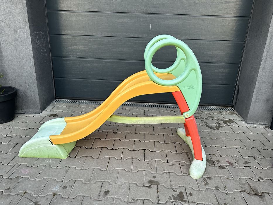 Smoby Zjeżdżalnia Smoby żółta ogrodowa dla dziecka