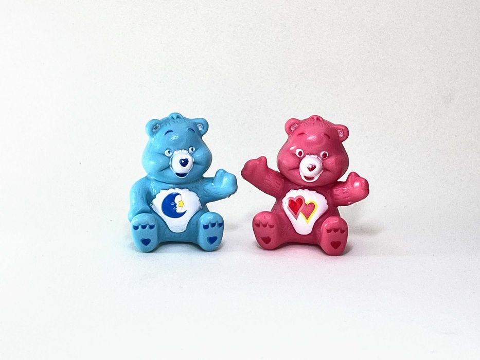Friend Bear e Love-A-Lot Bear Figuras de Coleção Care Bears (1980s)