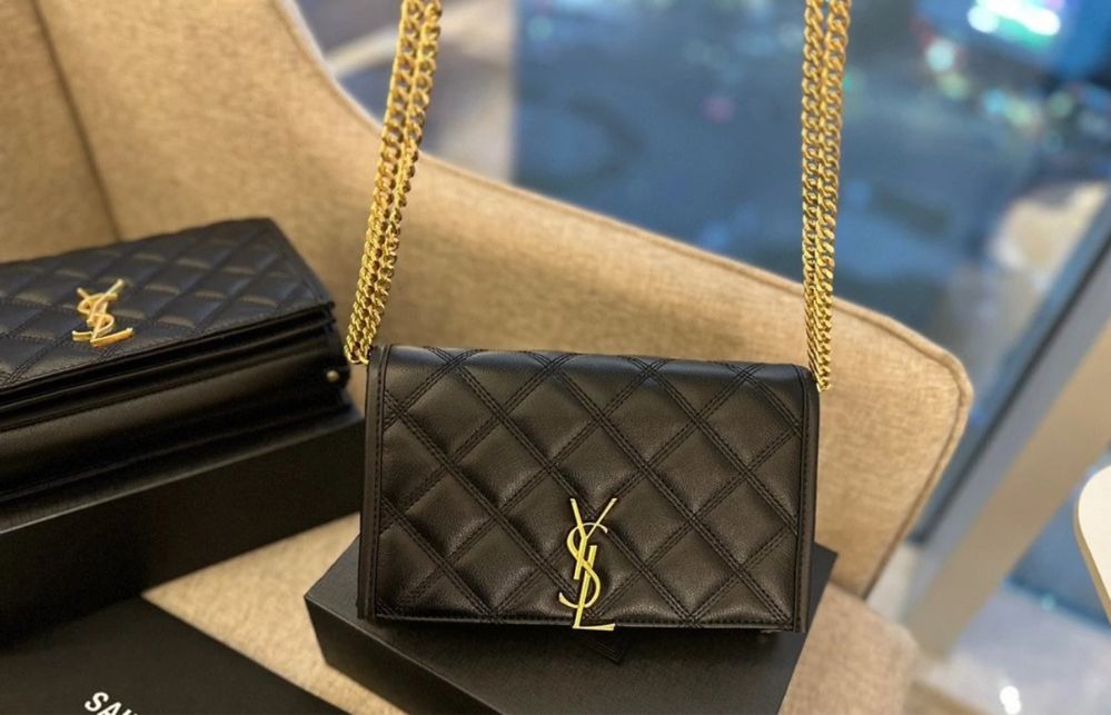 Torebka ysl chain bag puff czarna