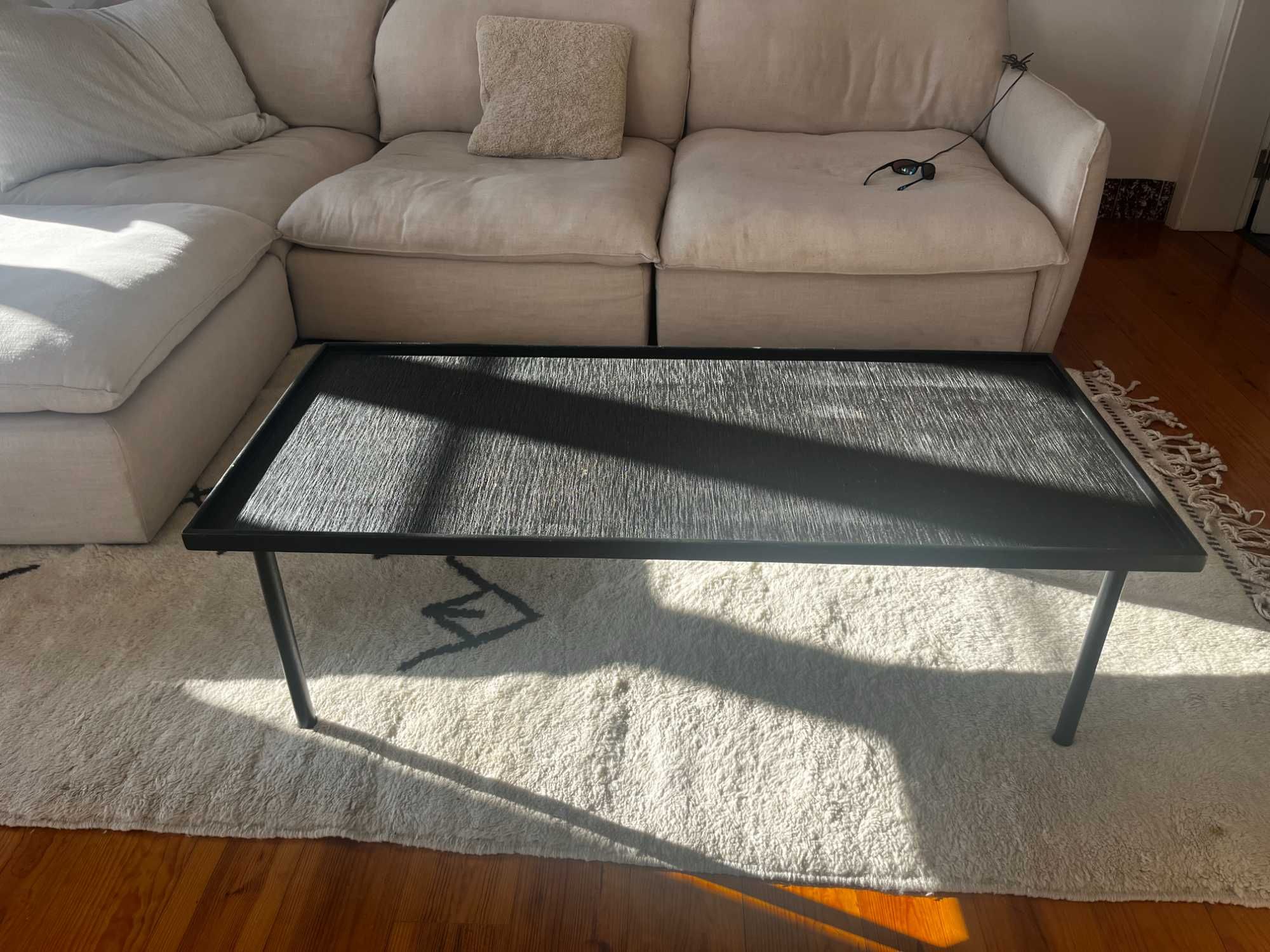 Mesa de Centro Retangular em Madeira Escura Zara Home