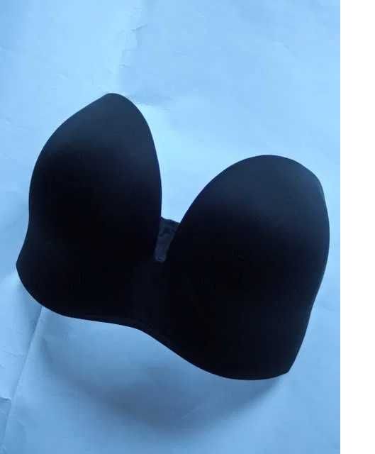 Wonderbra Ultimate czarny stanik biustonosz 70F 32E 70E 65g strapless