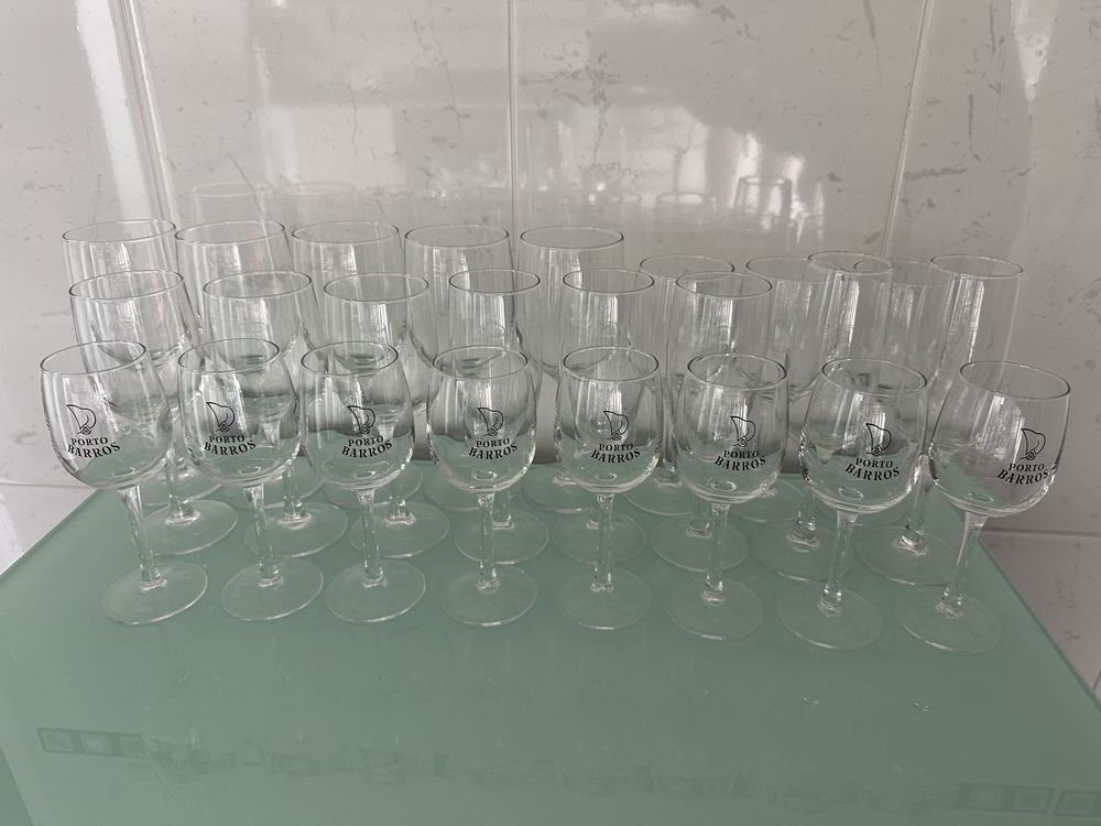 Conjuntos 24 copos vinho/campanhe