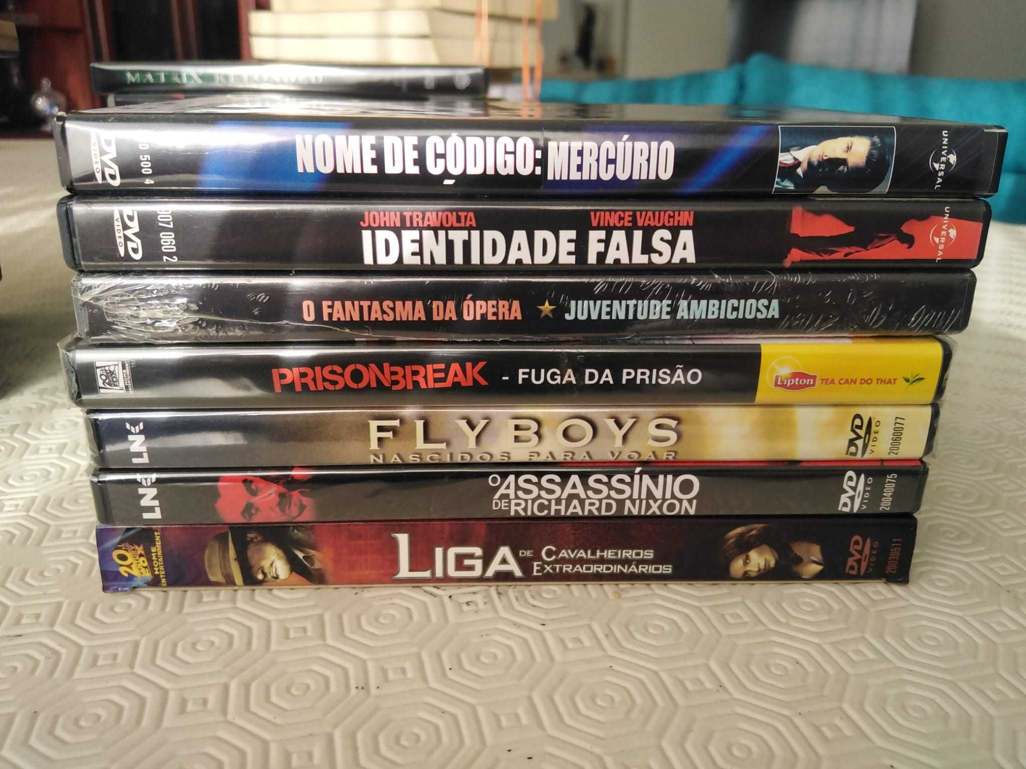 DVD (Saw, A vida é bela, Hamlet, Flyboys, O piano, Hannibal, etc.)