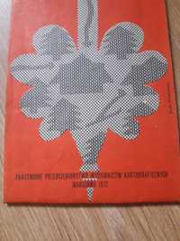 Stary plan zakopanego 1972 rok prl