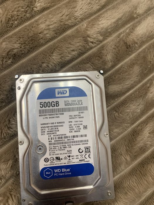 жёсткий диск WD Blue 500GB