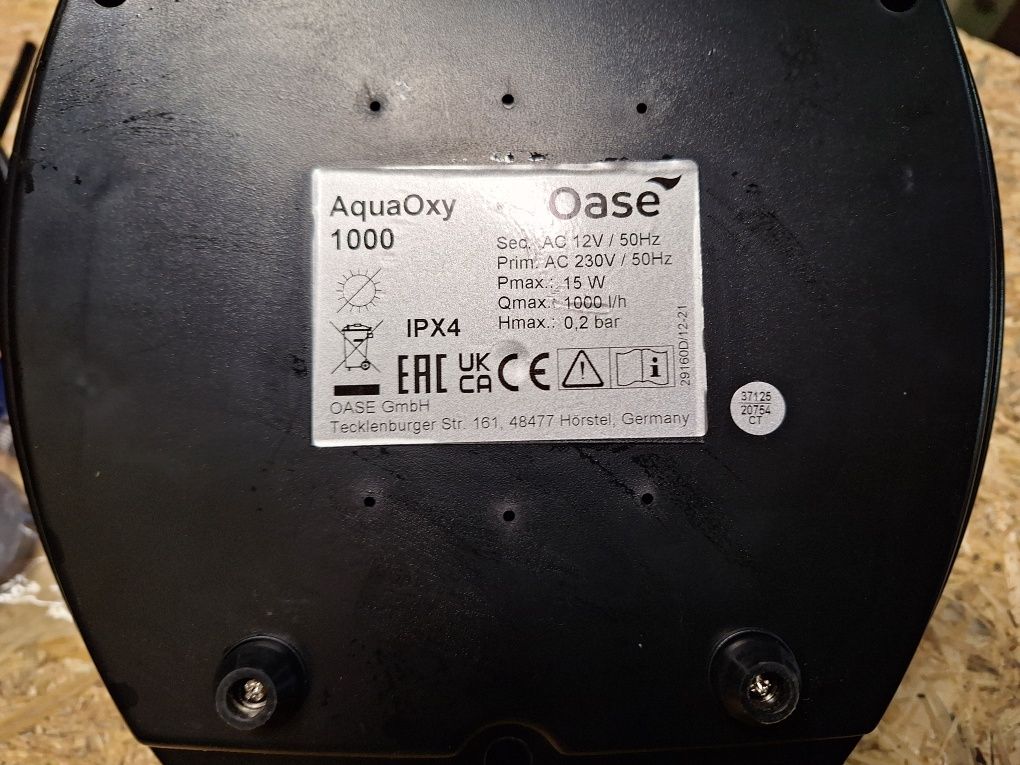 oase aquaoxy 1000 napowietrzacz do akwarium oczka