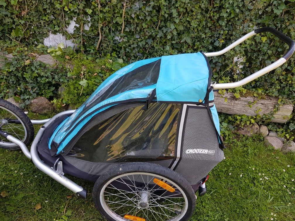Croozer kid for 1 przyczepka rowerowa riksza wózek biegowy  3w1