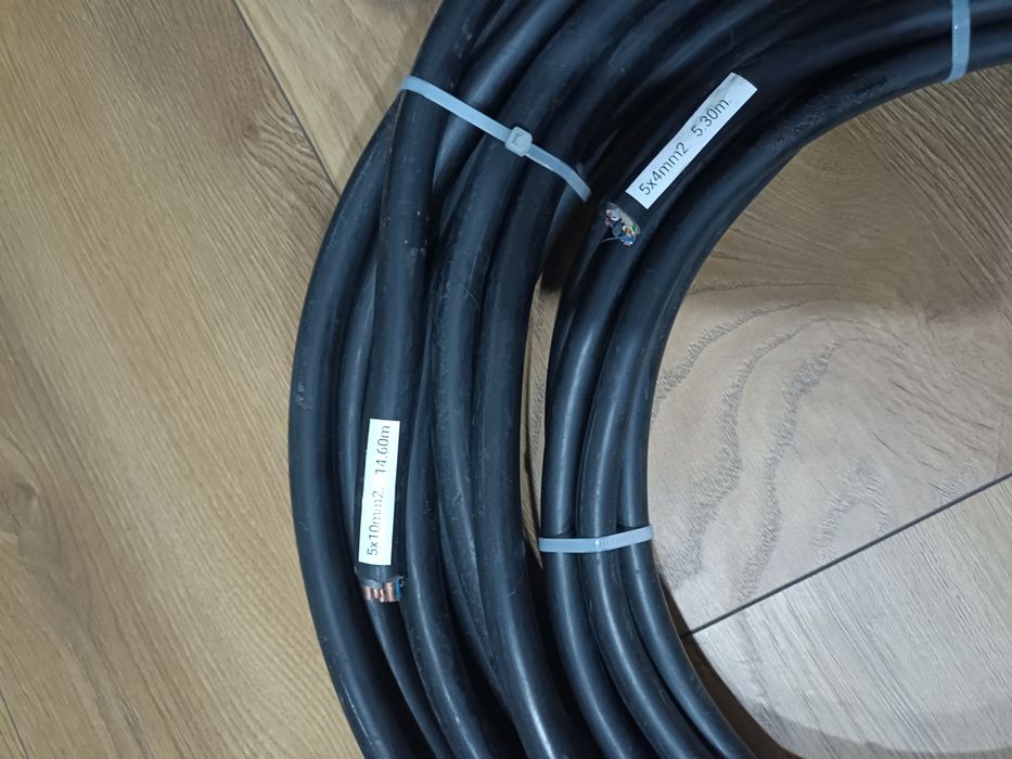 Przewód 4x16mm2 9.80m różne