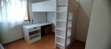 Cama alta IKEA  c/secretária