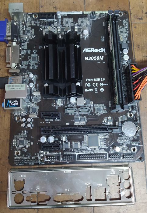 Комплект ASRock N3050M, Intel Celeron N3050, 4 ГБ