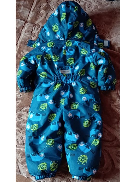 Зимовий дитячий теплий комбінезон з капюшоном розмір 80-86 см 1-2 роки