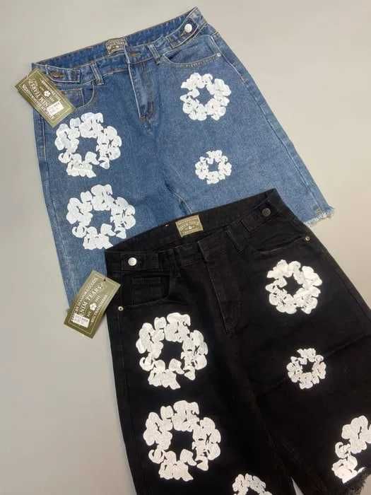 Шорти Denim Tears, шорти денім тірс нові, gallery dept, chrome hearts