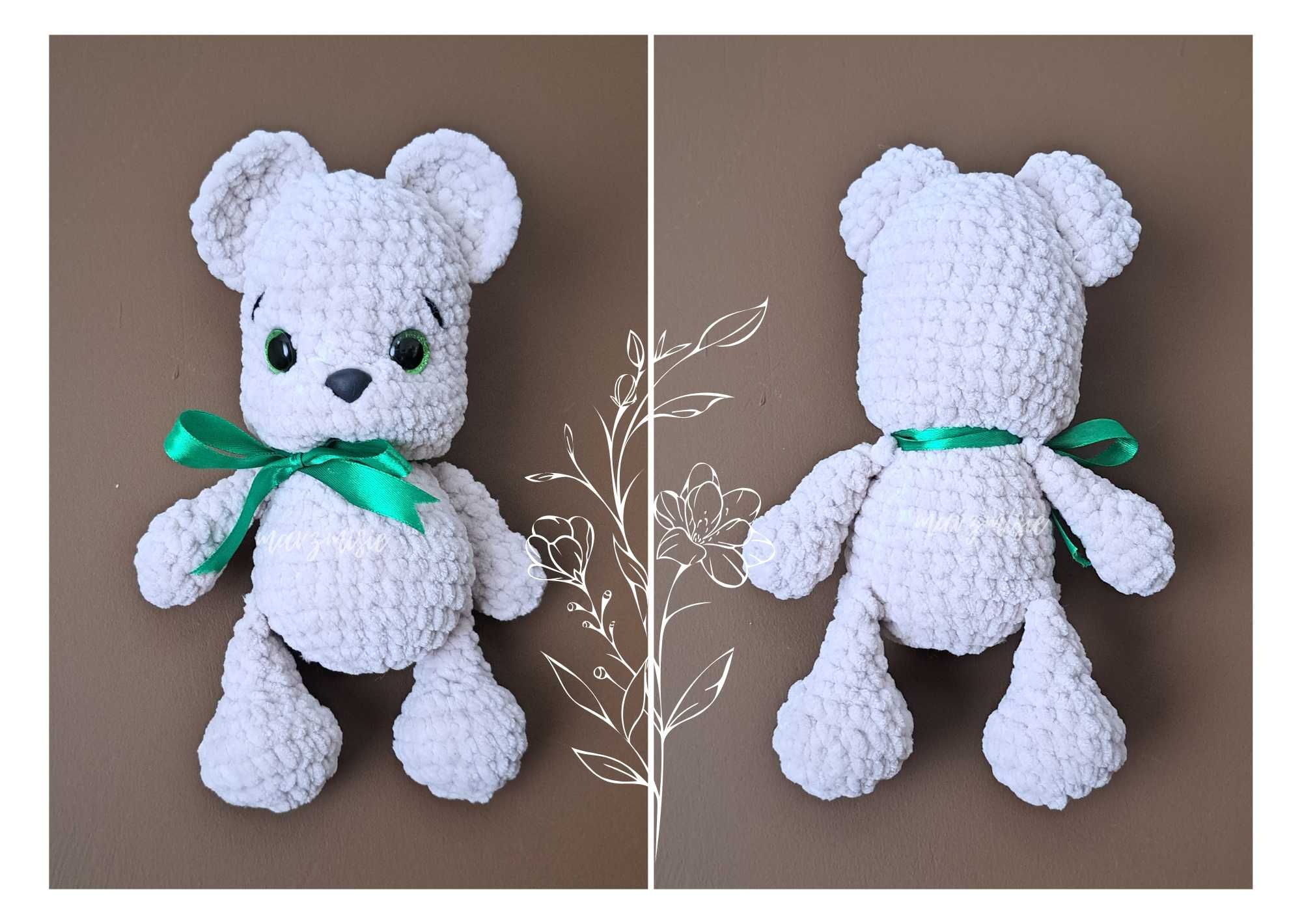 Szydełkowy miś, maskotka handmade, niedźwiadek na szydełku, amigurumi