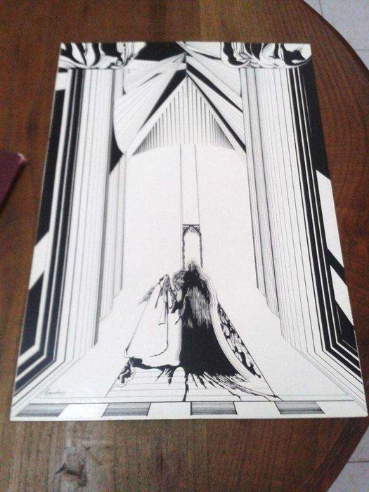 Gravura / Trabalho Serigráfico "Catedral, 1977" de Rui de Azevedo