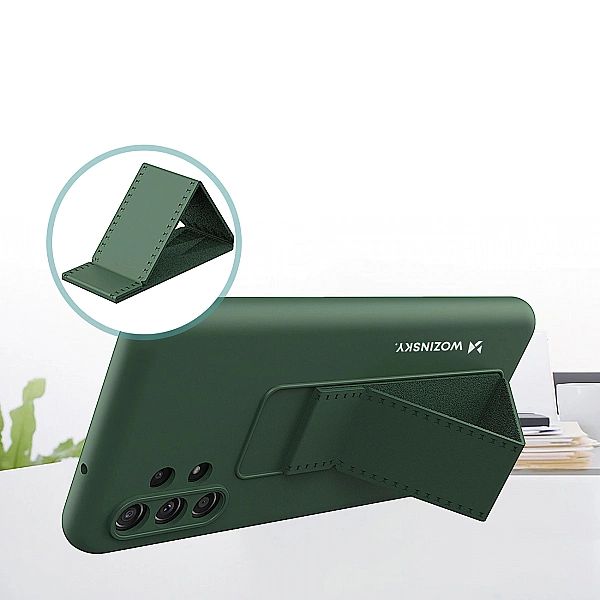 Wozinsky Kickstand Case silikonowe etui z podstawką etui Samsung Galax