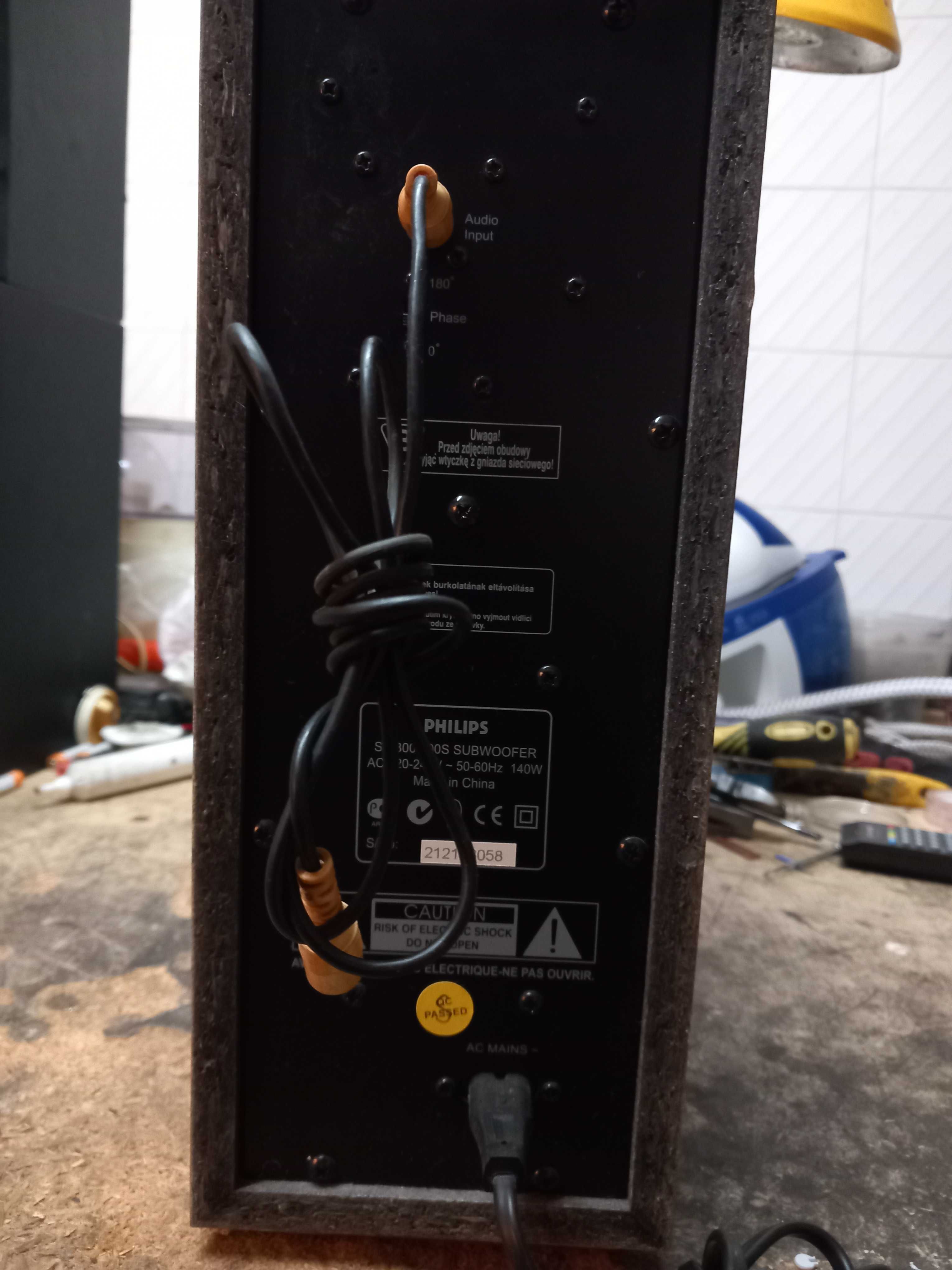 subwoofer amplificado (ativo)  Philips