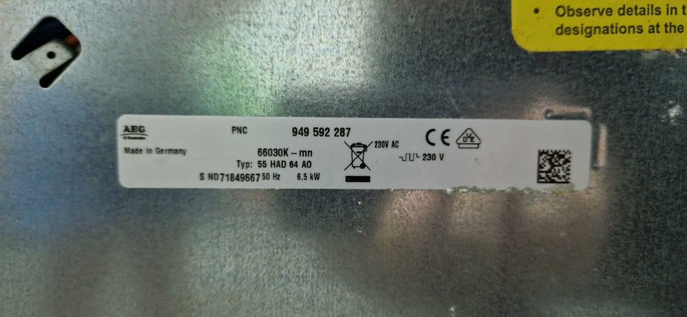 Placa Vitrocerâmica - AEG Electrolux