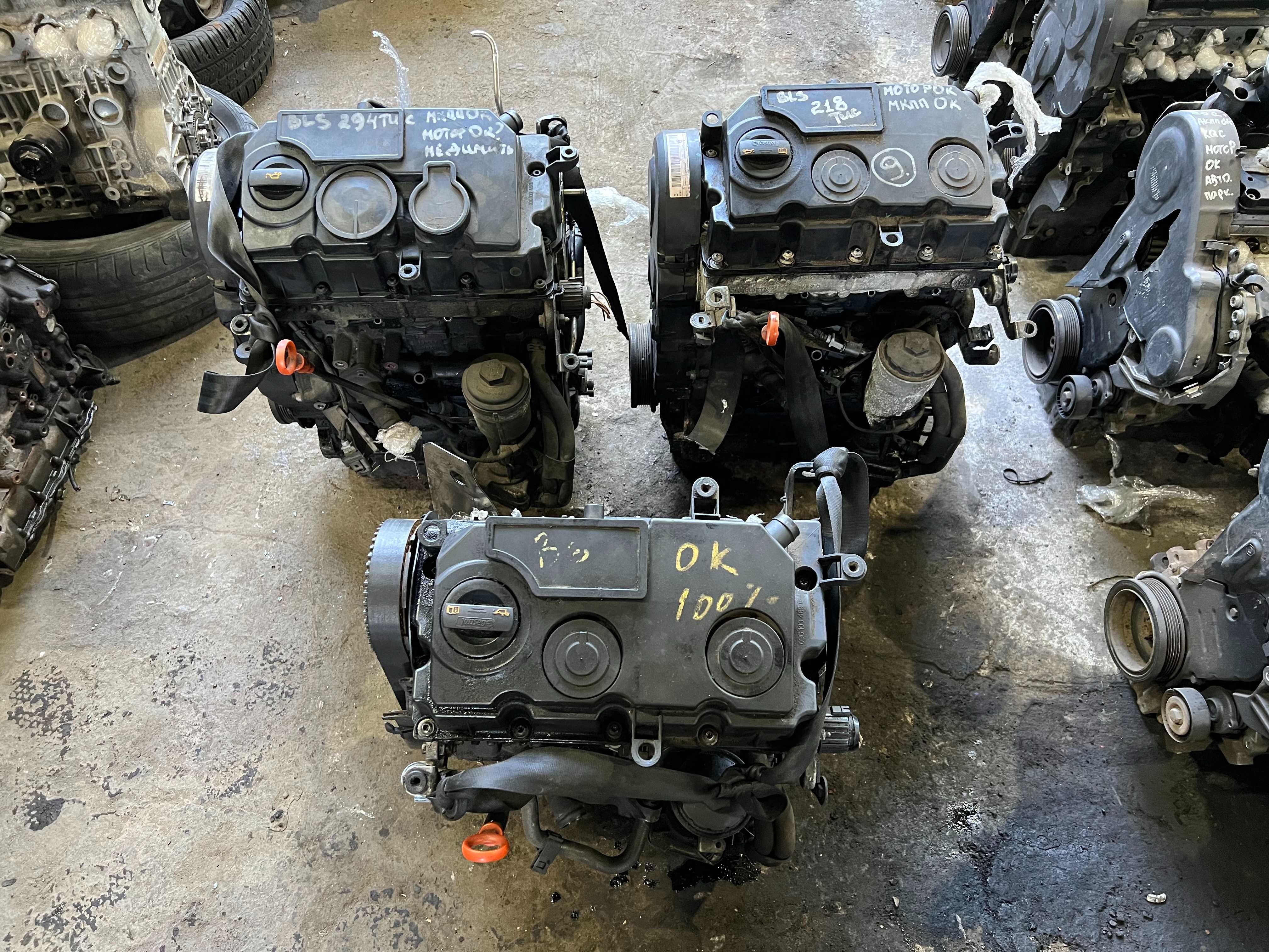 двигатель 1.9 tdi bls мотор BLS 77 kwt пассат б6 кадди гольф 5  а5