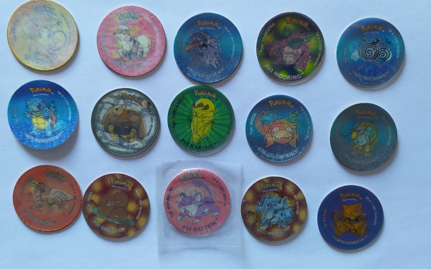 Vintage tazo 2 pokémon