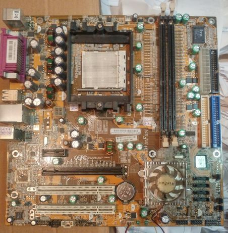 Материнская плата сокет 939 Foxconn Nf4k8m DDR1 PCIe LPT COM Gigabit